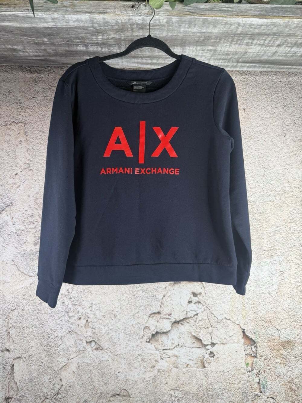 Armani Exchange womens Large Navy And Red. A490